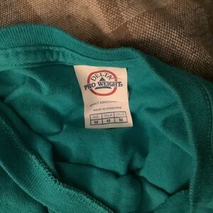 Turquoise Text “I PEE IN THE LAKE”